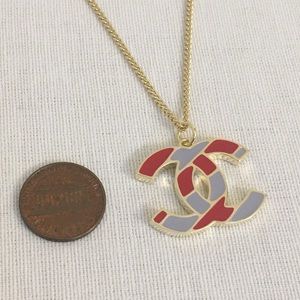 Chanel winter classic - crimson and grey enamel